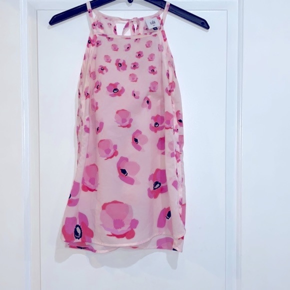 CABI floating poppies print floral top size xsmall - Picture 3 of 11